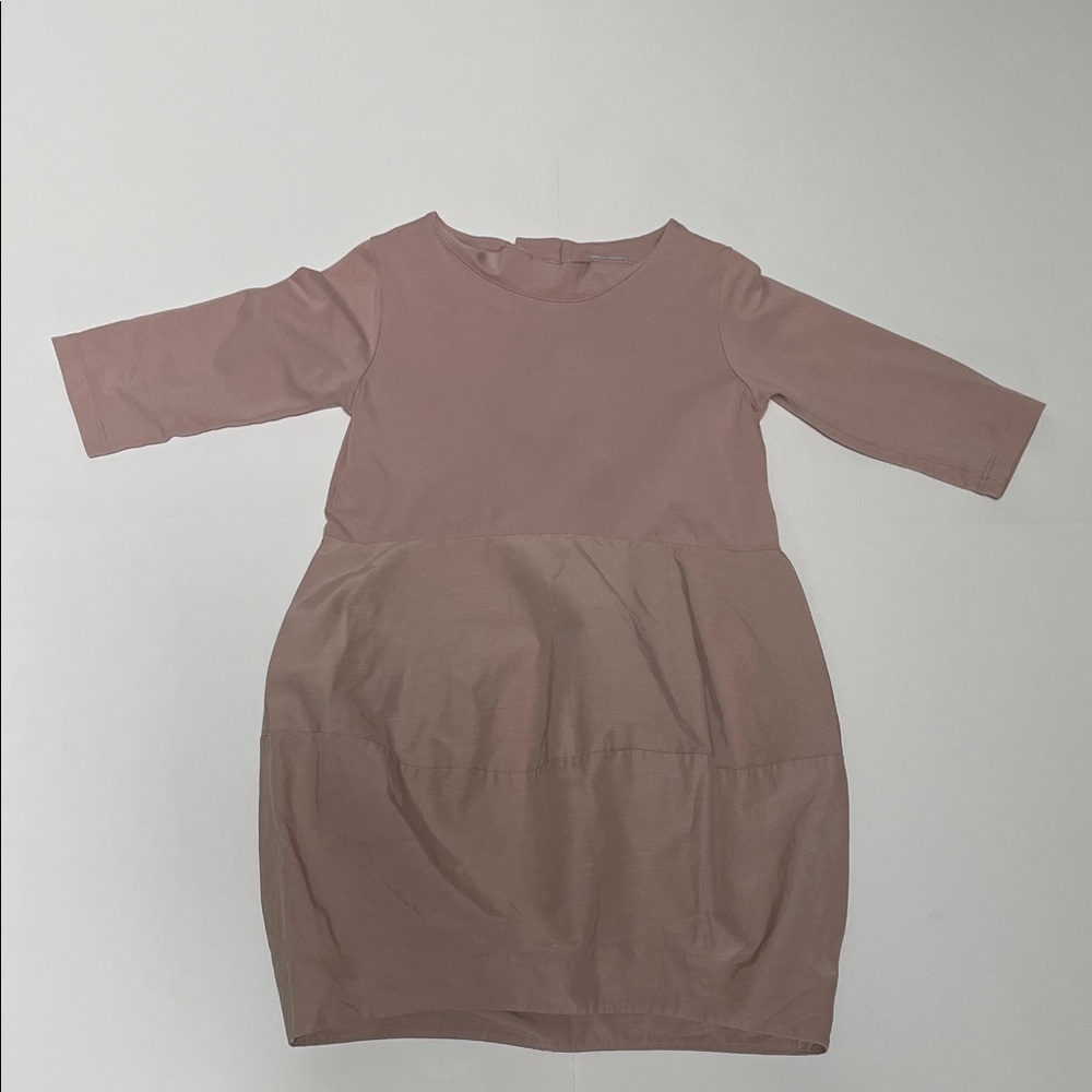 COS Pink Long Sleeve Dress